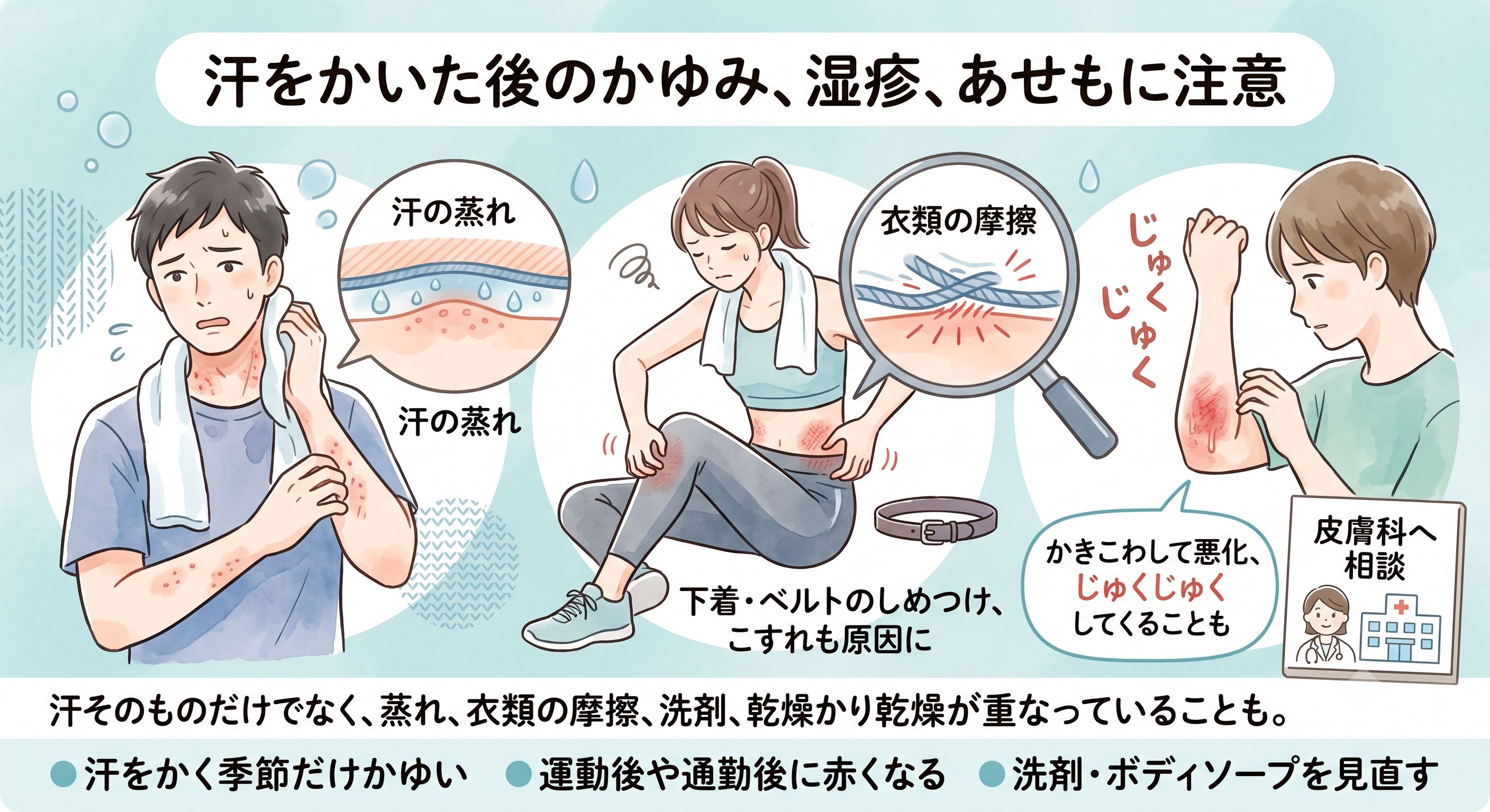 汗 かゆみ
