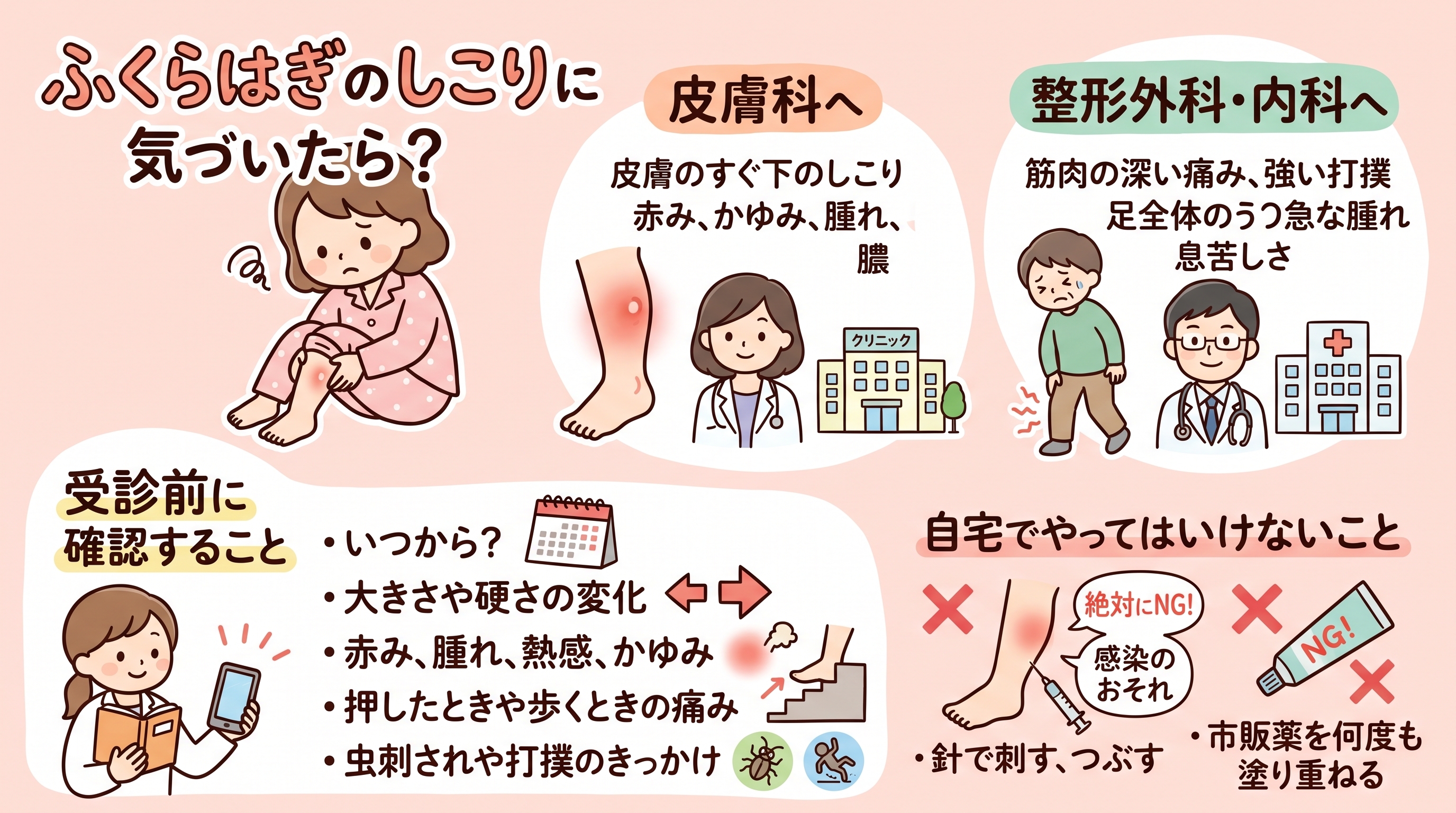 ふくらはぎしこり