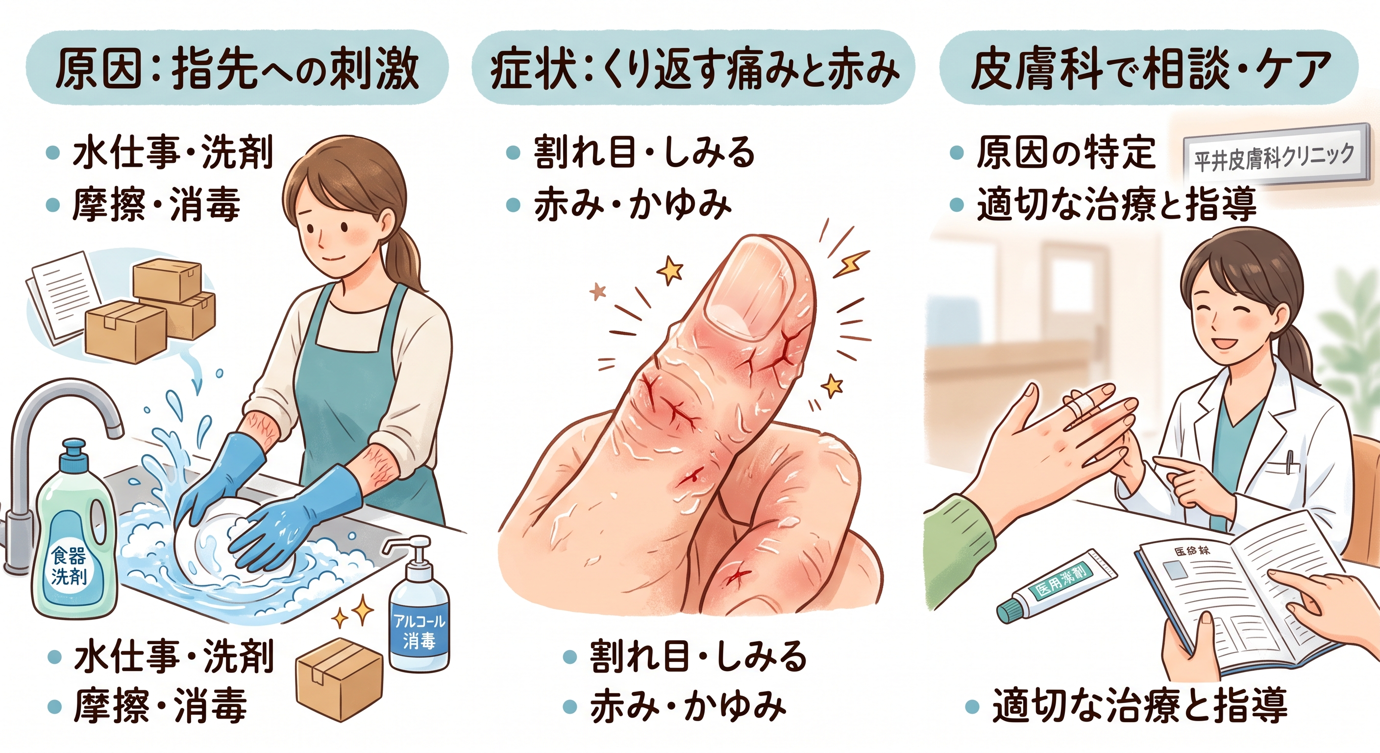 指ひび割れ