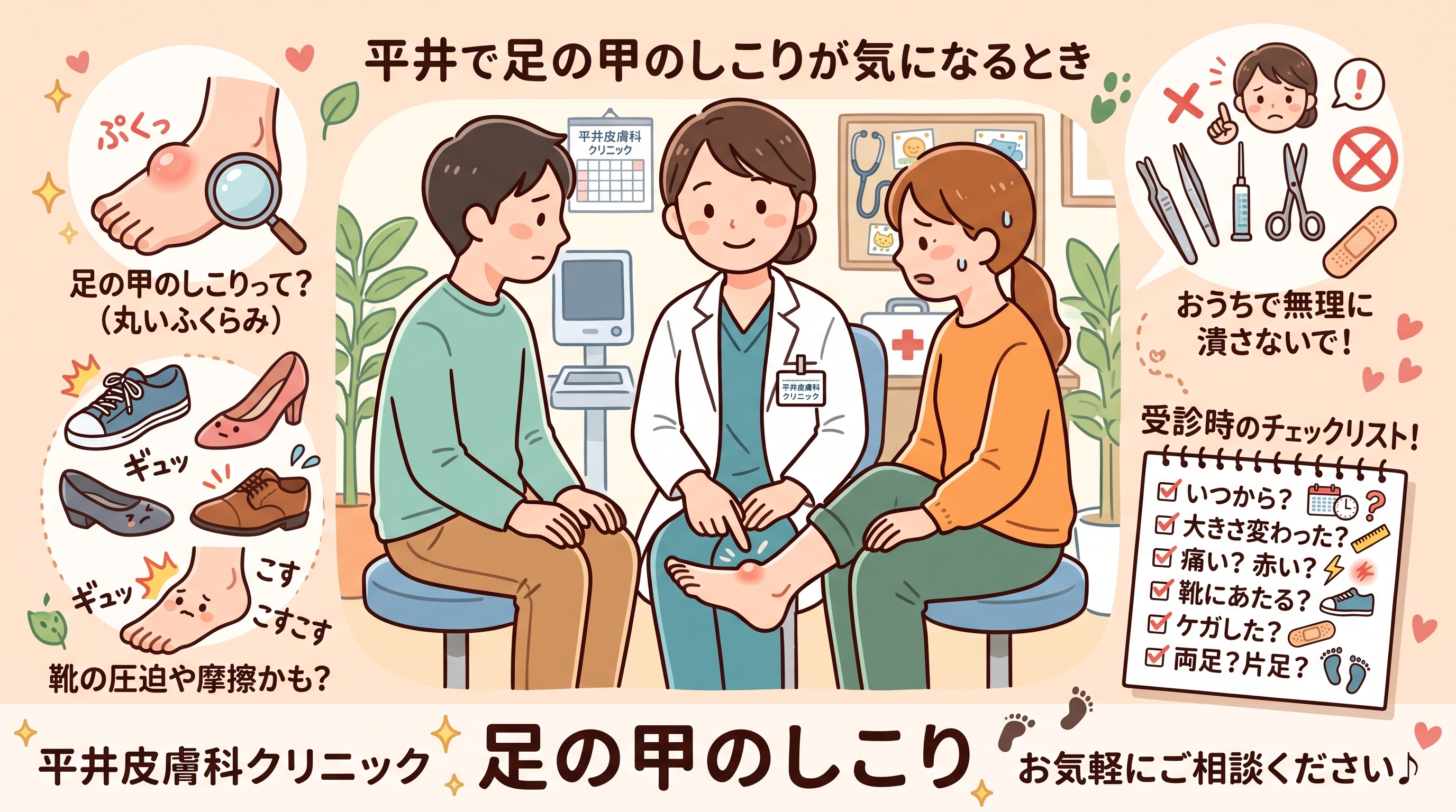 足の甲のしこり