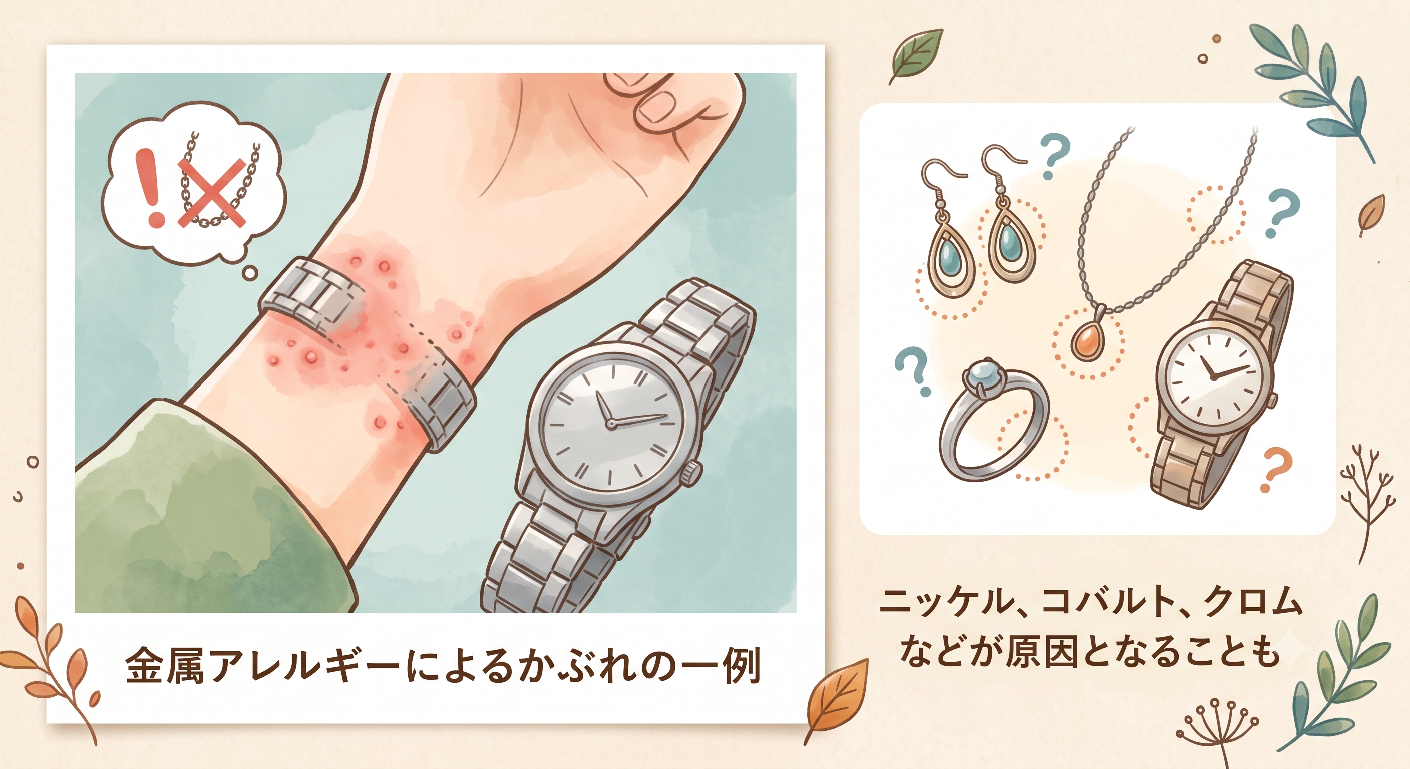 金属かぶれ