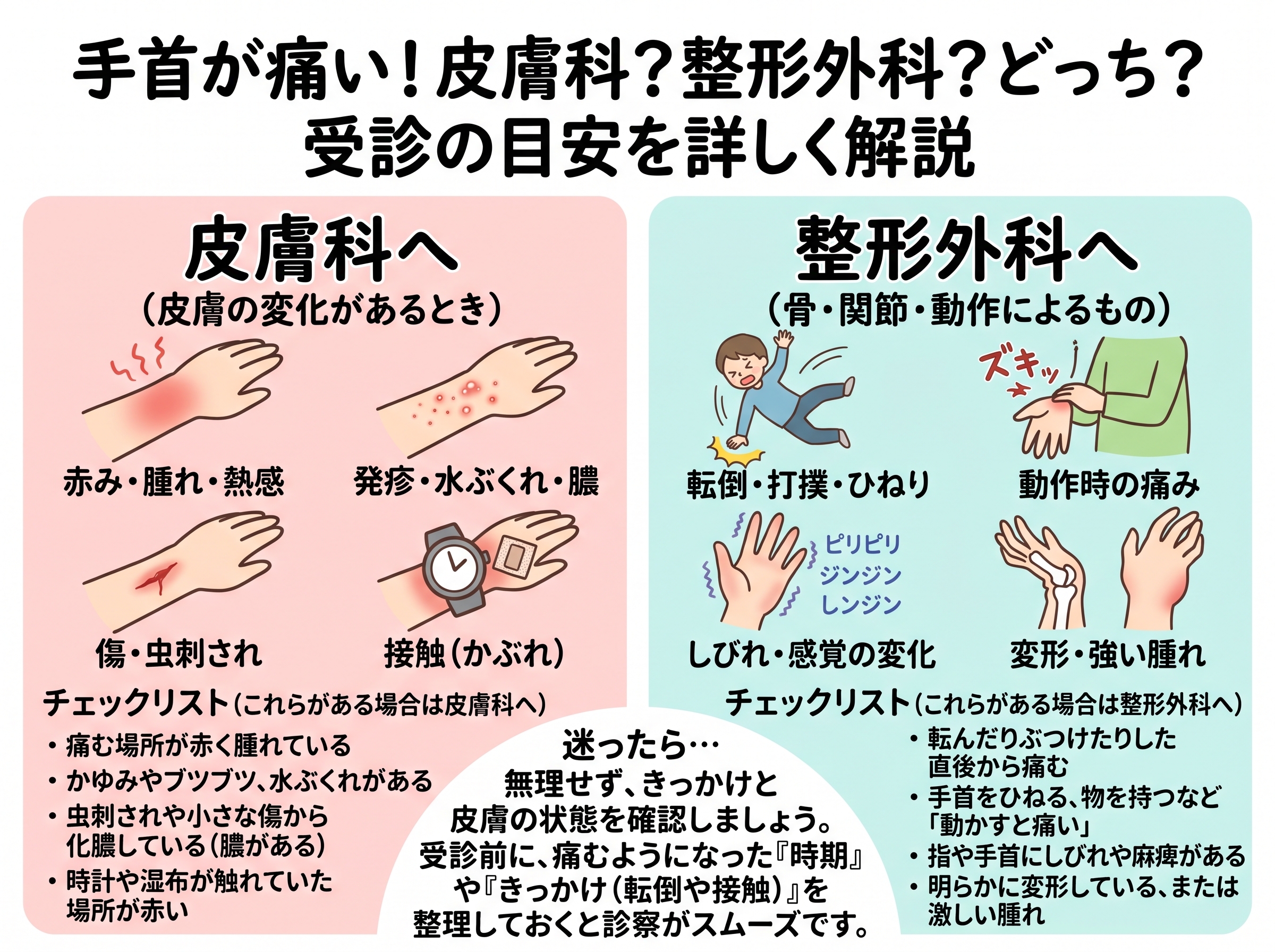 手首が痛いとき
